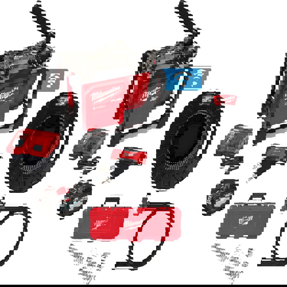 Electric & Gas Drain Cleaning Machines; Machine Type: Sectional Machine ; For Use With: Drain Cleaning ; For Minimum Pipe Size: 1.25in ; For Maximum Pipe Size: 2in ; Overall Length: 14.75in ; Overall Width: 9in